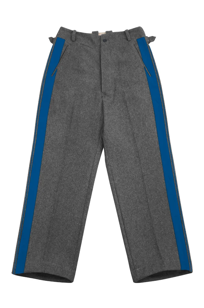   Kriegsmarine German Coastal General Stone Grey Wool Straight Trousers German-Uniform