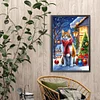 Diamond Painting -DIY Round Drill Christmas Cat(40x60cm)