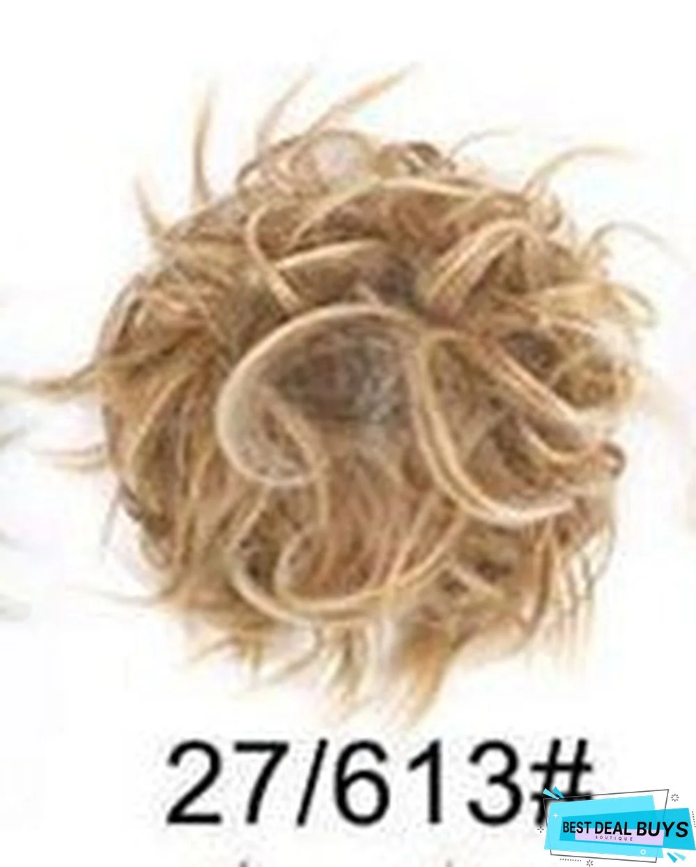 Rubber Band Chemical Fiber Wig Ring Chicken Tail Hair Ring Fluffy Curly Hair Ring