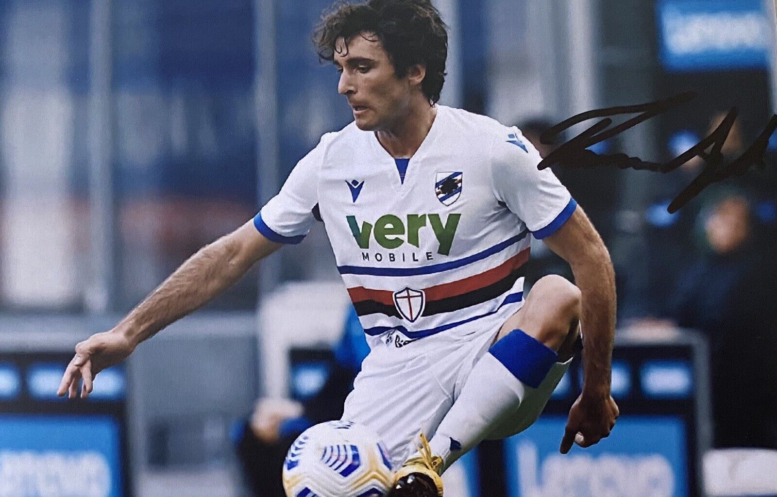 Tommaso Augello Hand Signed Sampdoria 6X4 Photo Poster painting 4