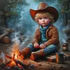 5D DIY Full Round Drill Diamond Painting  Kit Home Decor Art Craft 40x40cm (A)