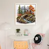 Four Seasons Scenery Autumn-11CT Stamped Cross Stitch 50*50cm/19.69*19.69in tapestrymarket