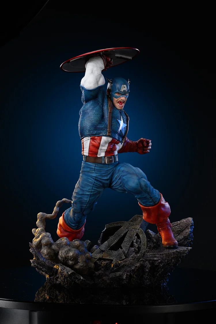 PRE-ORDER Lang Jian Studio - Marvel Captain America 1/4 Statue(GK)-