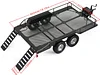 RC Trailer Metal 1/10 Scale Trailer Kit, for RC Crawler axial SCX10 D90 Wrangler TRX6 TRX4 Redcat GEN8 RGT 86100 SMT CFX CC01 CC02 LC80 trx4 Upgrades (RC Trailer Kit)