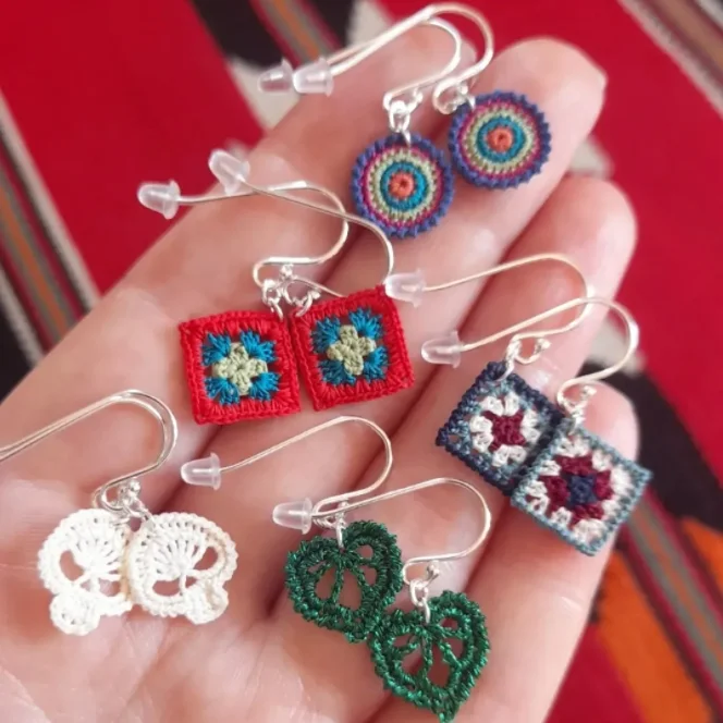 DIY Granny Square Earrings Kit