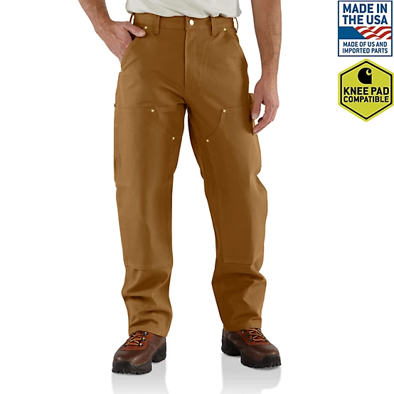 Image showing Men's Loose Fit Firm Duck Double-Front Utility Work Pant