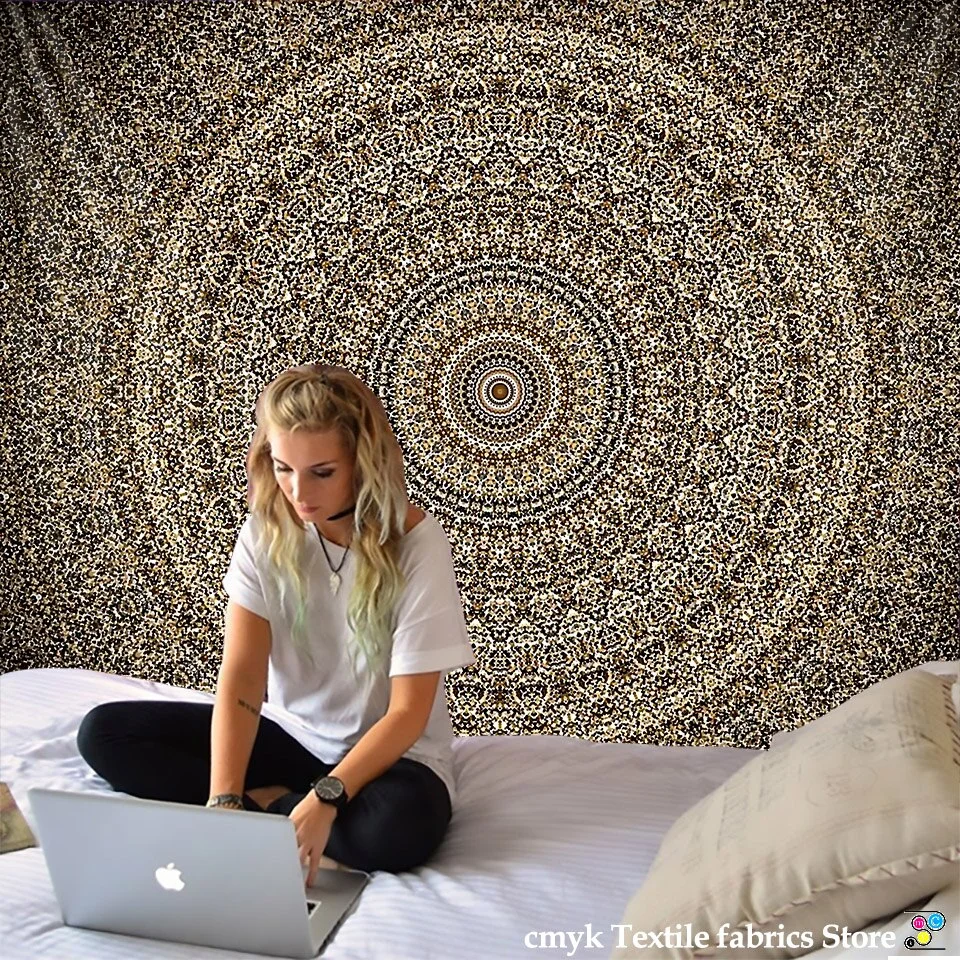 Hot New Indian Mandala Tapestry Hippie Home Decorative Wall Hanging Bohemia Beach Mat Yoga Mat Bedspread Table Cloth 210x148CM