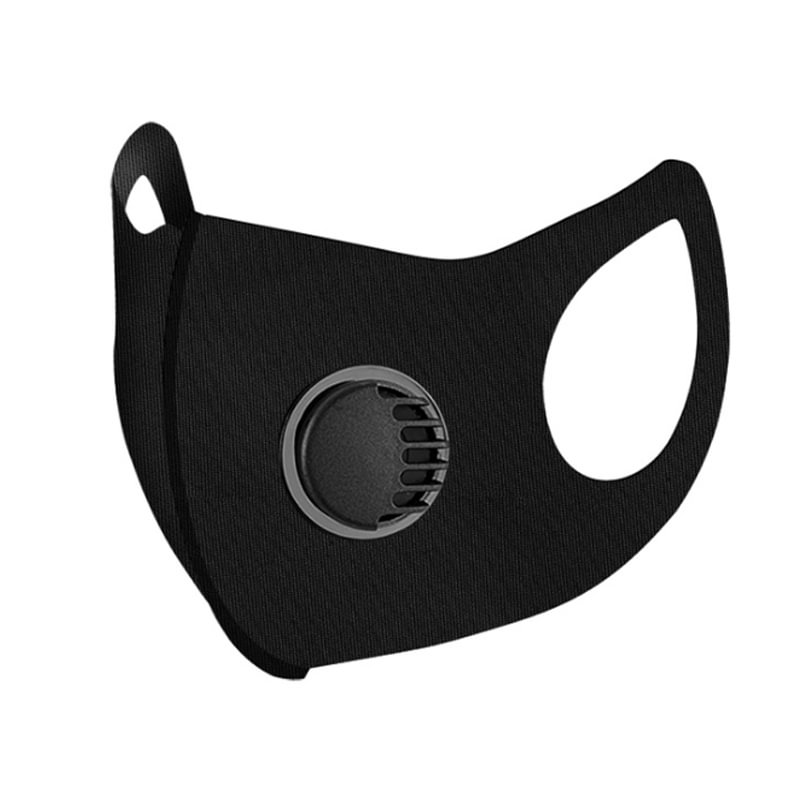 Ice Silk Breathing Valve Can Be Washed With Mounting Ear Mask
