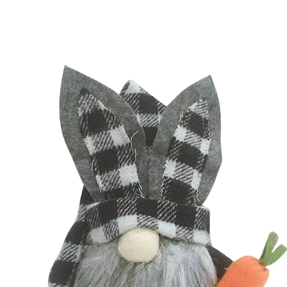 

Easter Gnome Bunny Doll Plush Faceless Rabbit Dwarf Carrot Toys Home Decor, 501 Original