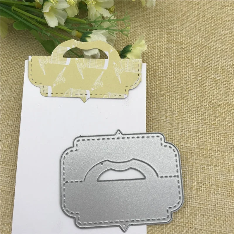 Cards box pack bag topper head handle Metal Cutting Dies For DIY Scrapbooking Album Embossing Paper Cards Decorative Crafts