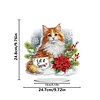 2D Flat Christmas Print DIY Diamond Painting Desktop Ornaments Kit Table Decor
