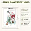 Stamped Cross Cross cross stitch kit for Adults Christmas Stocking 14CT 35x49cm tapestrymarket