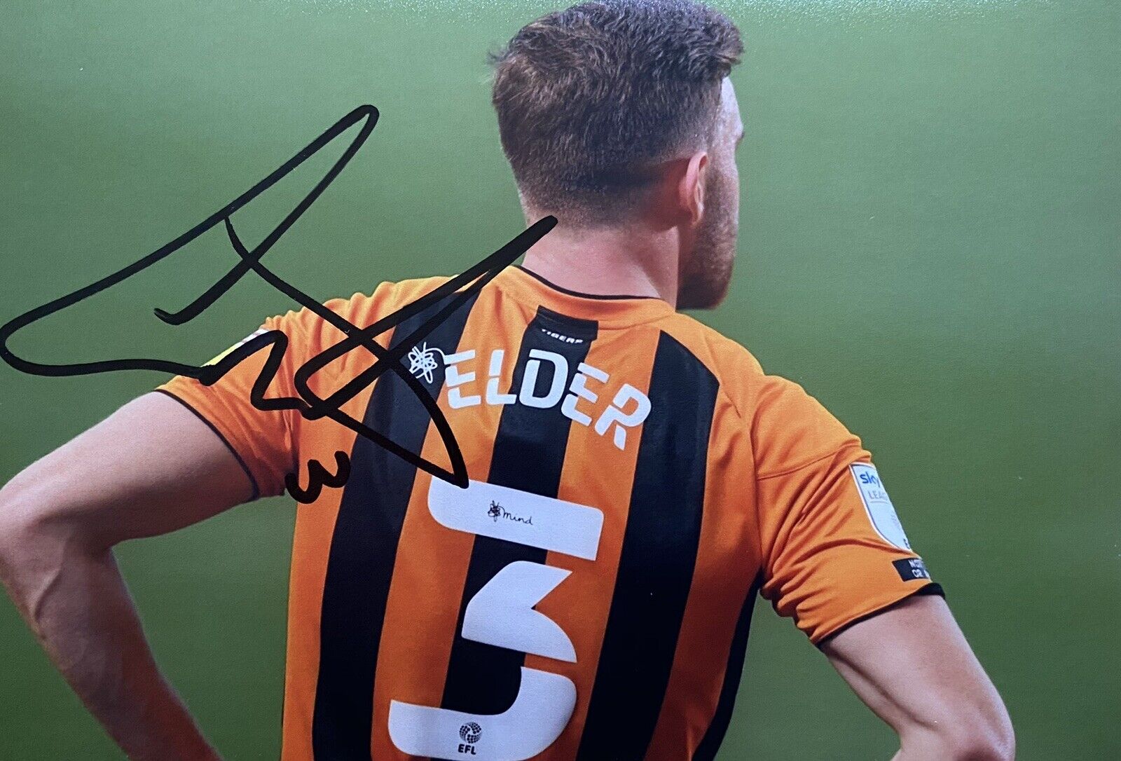 Callum Elder Genuine Hand Signed Hull City 6X4 Photo Poster painting, See Proof