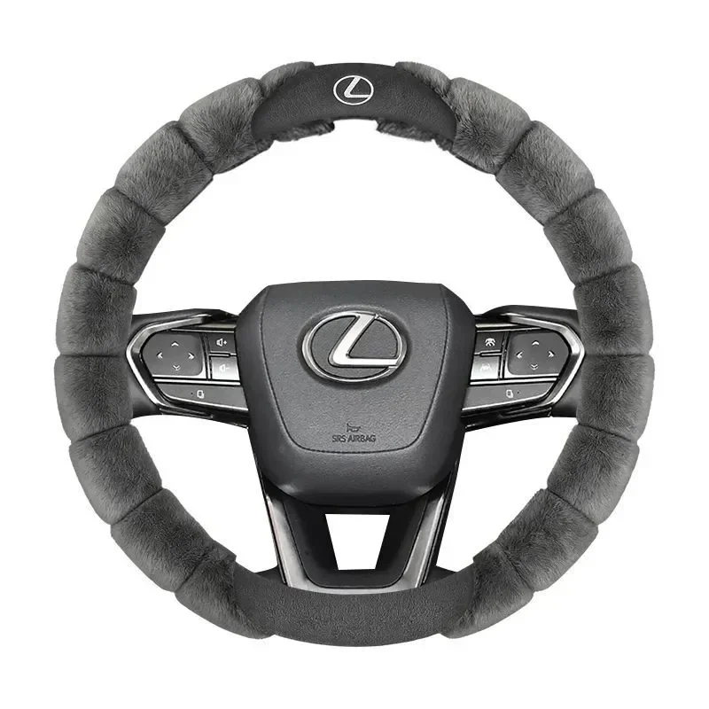 Winter Car Warm Plush Steering Wheel Cover