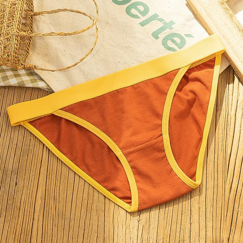 Meet'r Elasticity Lingerie Seamless Sexy Panties Women Cotton Underwear Breathable Briefs Girl Low-Rise Soft Panty Comfortable