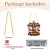 Xmas Carousel Diamond Painting Ornament DIY Pendant Kit 9.45x9.45in