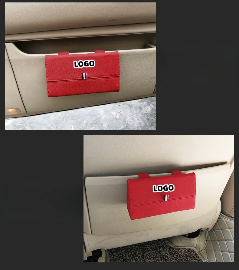 Car logo storage glasses case