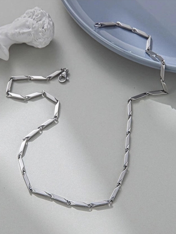 Hip-Hop Retro Solid Color Men’S Necklace