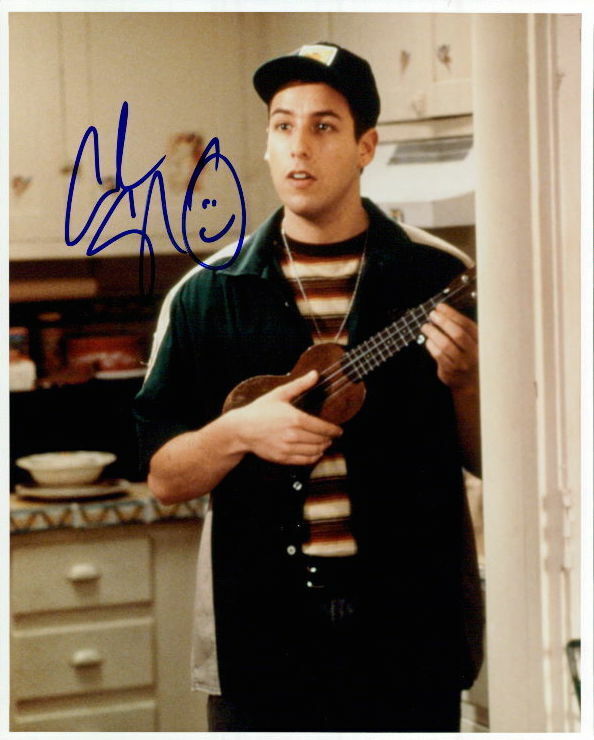 Adam Sandler (The Wedding Singer) in-person signed 8x10 Photo Poster painting