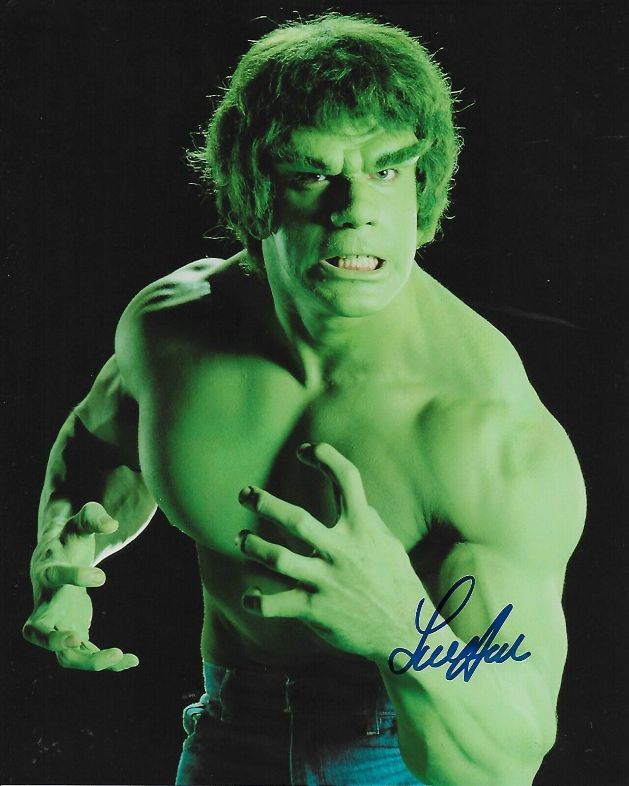 Lou Ferrigno Original In Person Autographed 8X10 Photo Poster painting - The Hulk #24