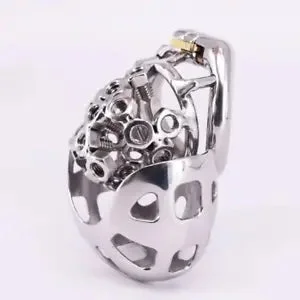 pornhint Pornhint Male Arc Rings Metal Chastity Devices Gear Chastity Spikes Cage Stainless Steel