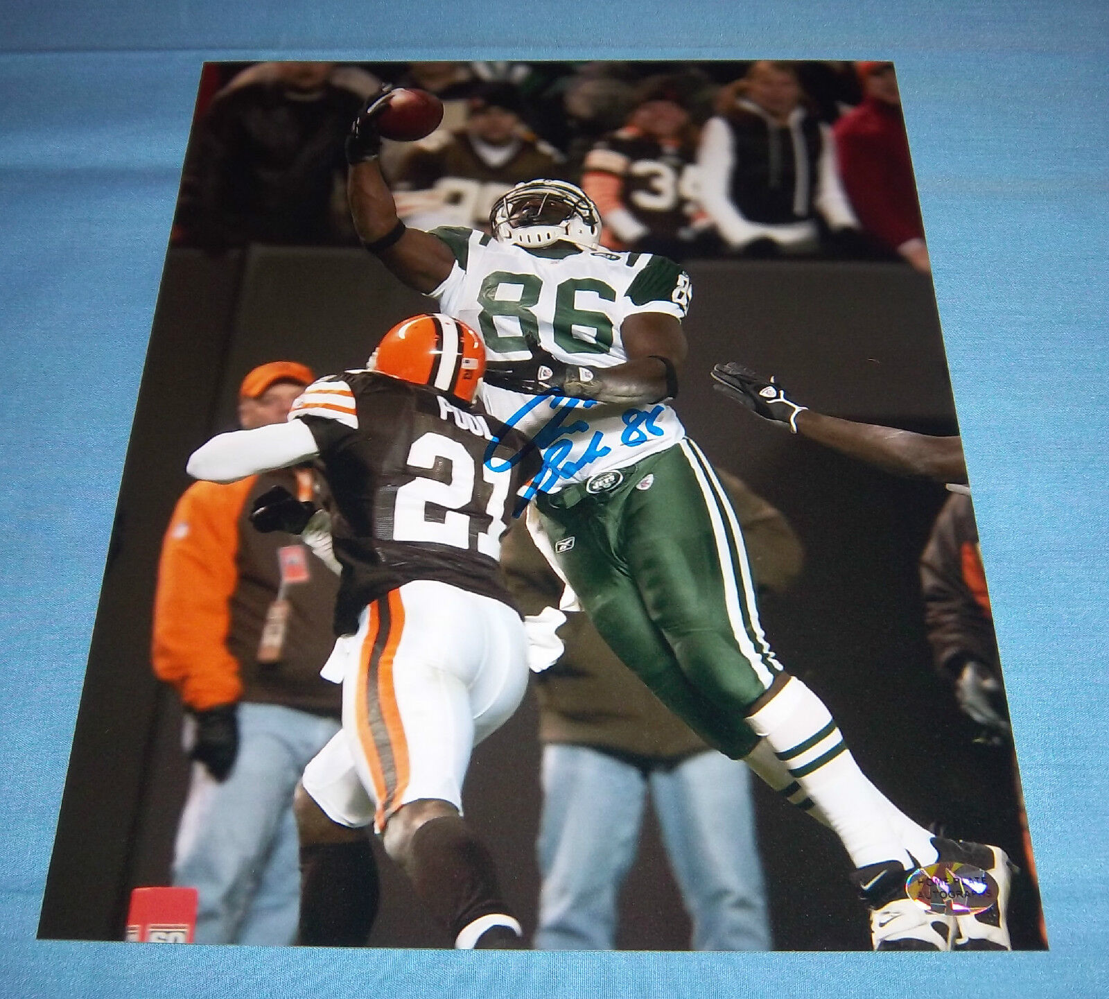 New York Jets Chris Baker Signed Autographed 8x10 Photo Poster painting Michigan State B