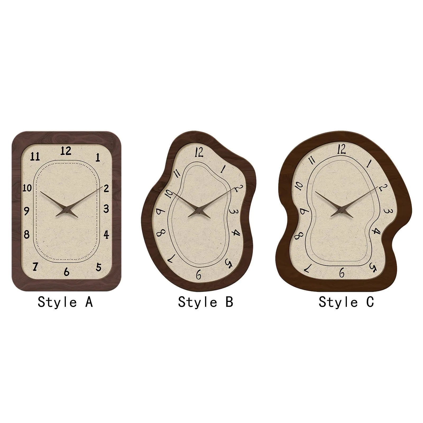 Wall Clock Wall Decor Practical Ideal Gift Silent Elegant Decorative Clock for Bedroom Kitchen Living Room Home Office