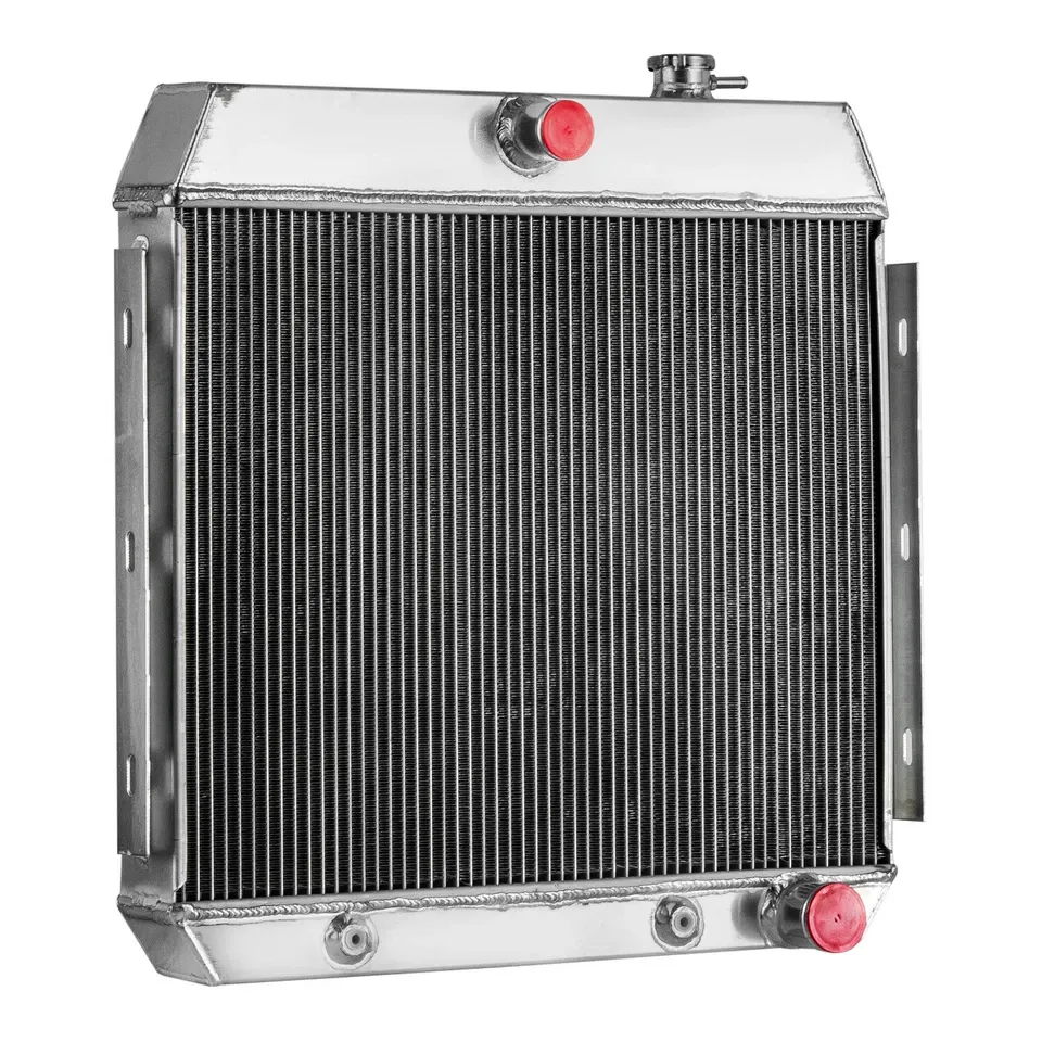 AlloyWorks 4 Row Aluminum Radiator Fit 1955-1957 Chevy Bel Air Nomad ...