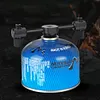 One-To-Two Adapter Aluminum Alloy Camping Gas Tank Connector for Outdoor Camping