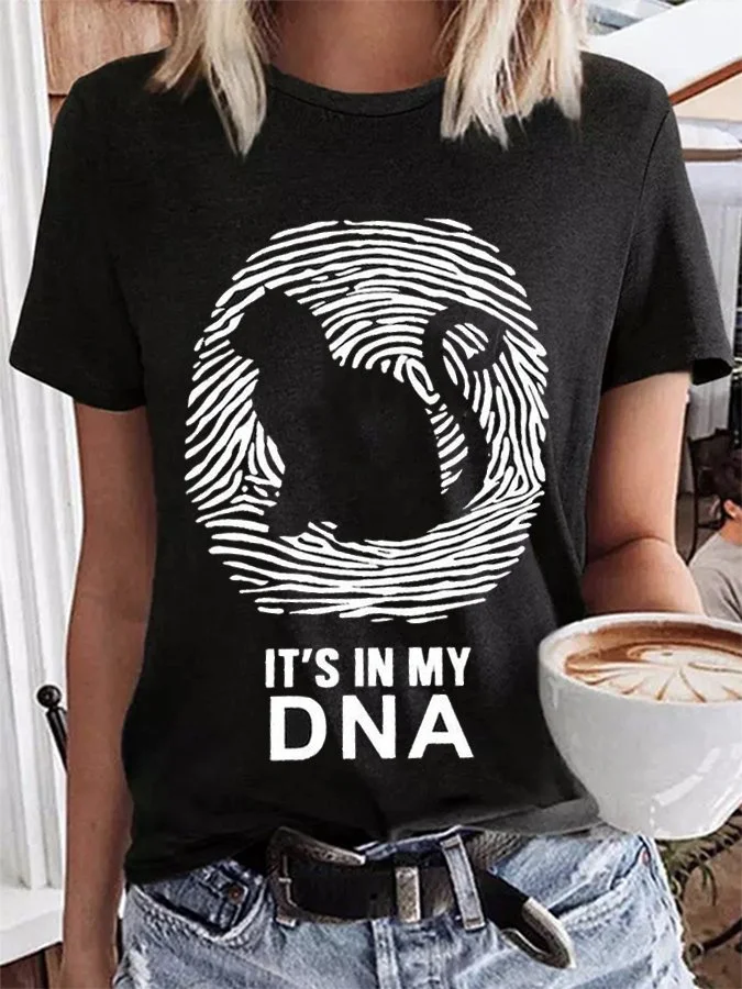 Women's CAT It's In My DNA Print T-Shirt