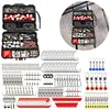 267pcs Fishing Accessories Kit Including Box Hooks Swivels Sinkers Gifts for Men
