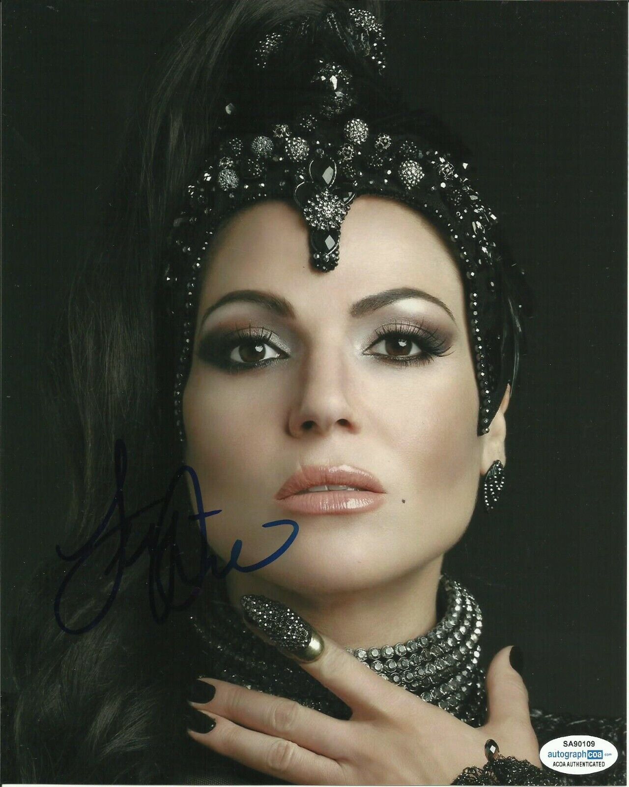 LANA PARRILLA SIGNED ONCE UPON A TIME Photo Poster painting UACC REG 242 (1) ALSO ACOA CERT