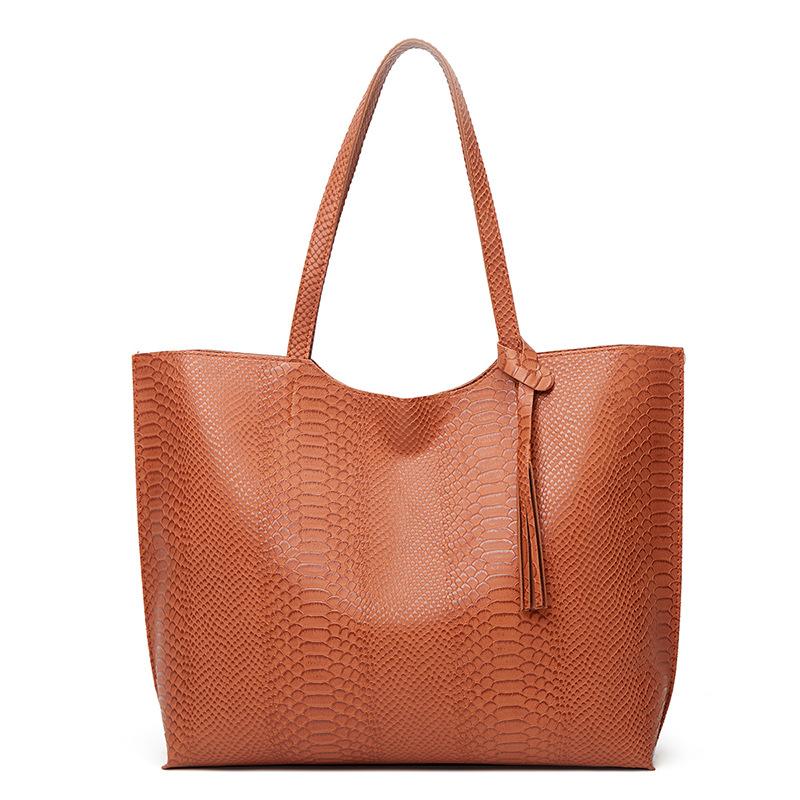 Fashion Snake Print Tote Bag