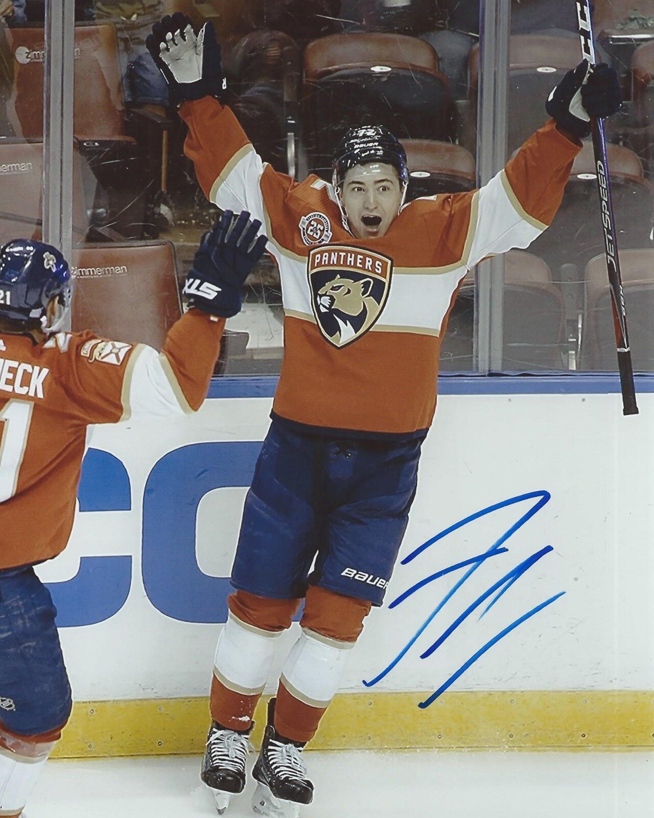 Frank Vatrano Signed 8x10 Photo Poster painting Florida Panthers Autographed COA