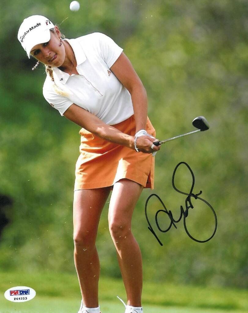 Natalie Gulbis Signed LPGA Authentic Autographed 8x10 Photo Poster painting (PSA/DNA) #44253