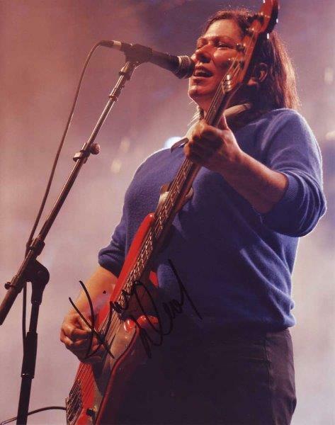 REPRINT - KIM DEAL The Pixies Breeders Guitar Signed 8 x 10 Photo Poster painting Poster RP