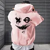 Men's Street Style Fun Evil Smiley Face Hoodie by Inlyline