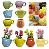Cute Ceramic Vase Fridge Magnets Refrigerator Stickers for Fridge (6Pcs)