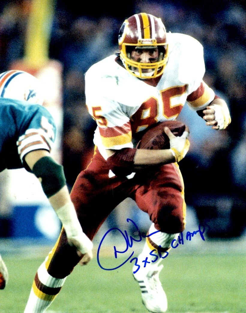 Autographed 8x10 DON WARREN Washington Redskins Photo Poster painting - w/COA