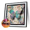 Schmetterling - speziell geformte Diamantmalerei - 30 * 30cm