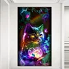 (40*70cm)Cat - Full Round Drill Diamond Painting