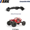 AMK 2-Joint 1/10 Capra Drive Shaft Offset Portal Axle Constant Velocity Driveshift UTB10 CVD Stub Shaft for RC Crawler Axial 1.9 Capra F9 Upgrades