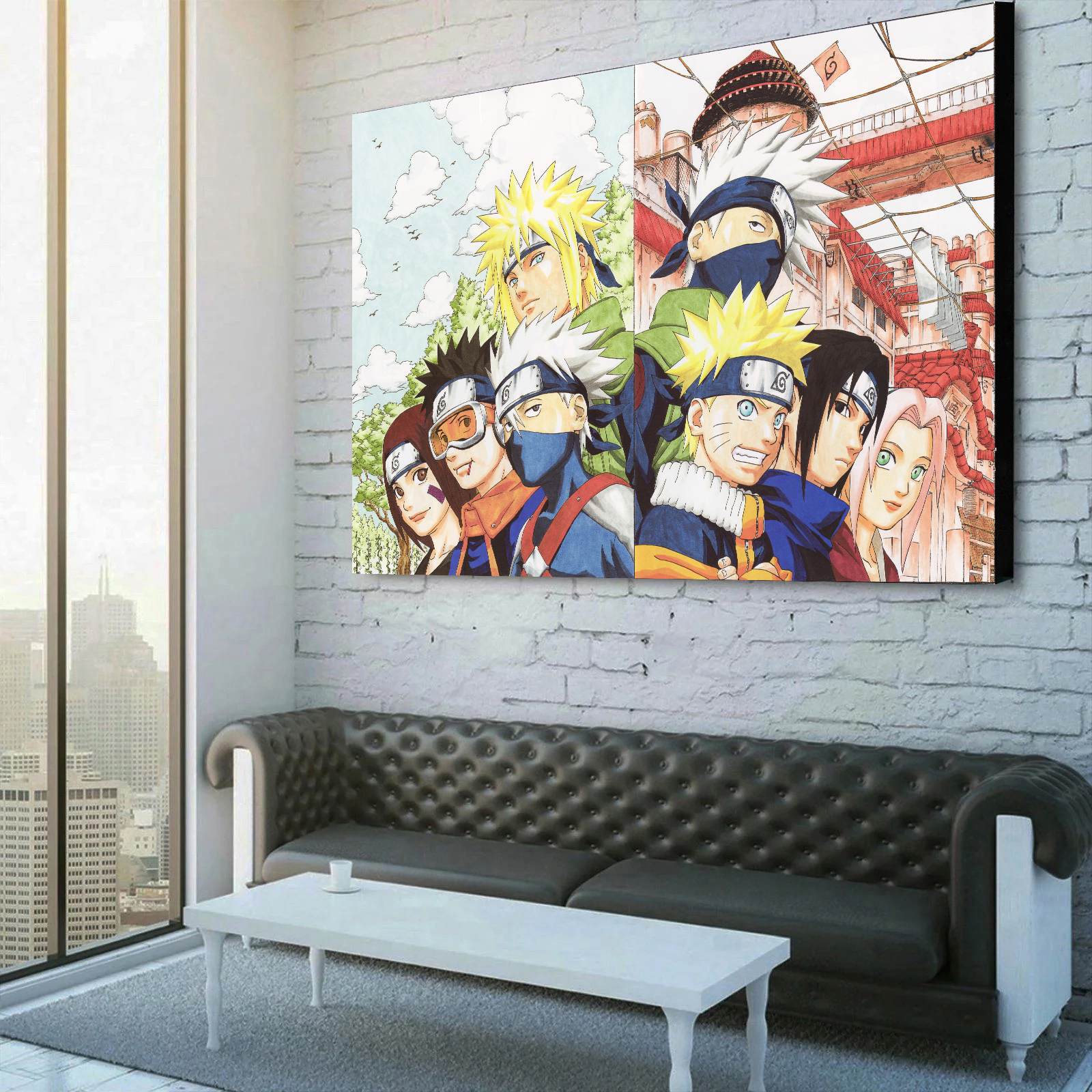 Naruto Team Minato vs. Team Kakashi Canvas Wall Art 