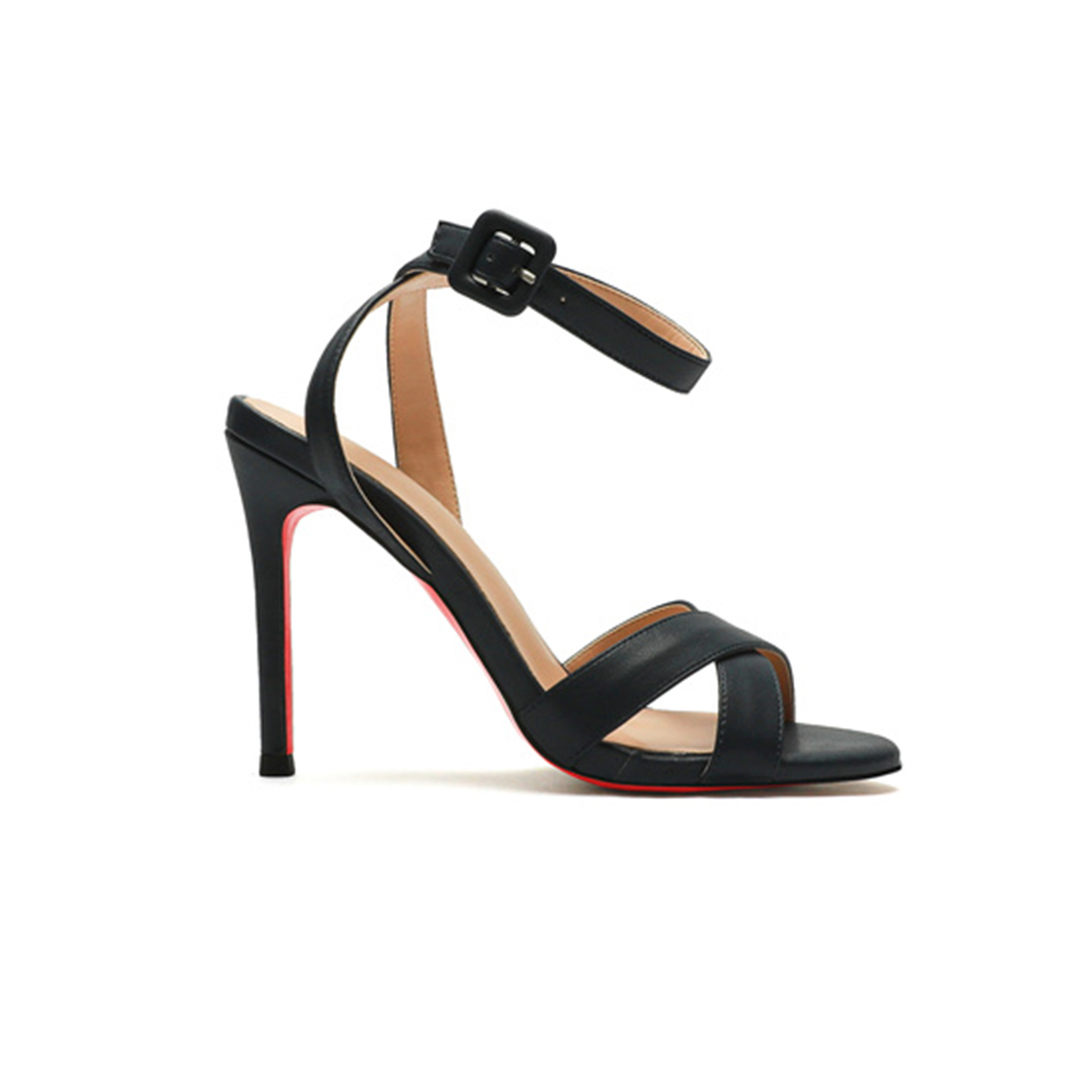 Summer New brand Luxury Rhinestones Flowers Women Sandals Fashion Sequined Ankle Strap Stiletto High heels Female Shoes