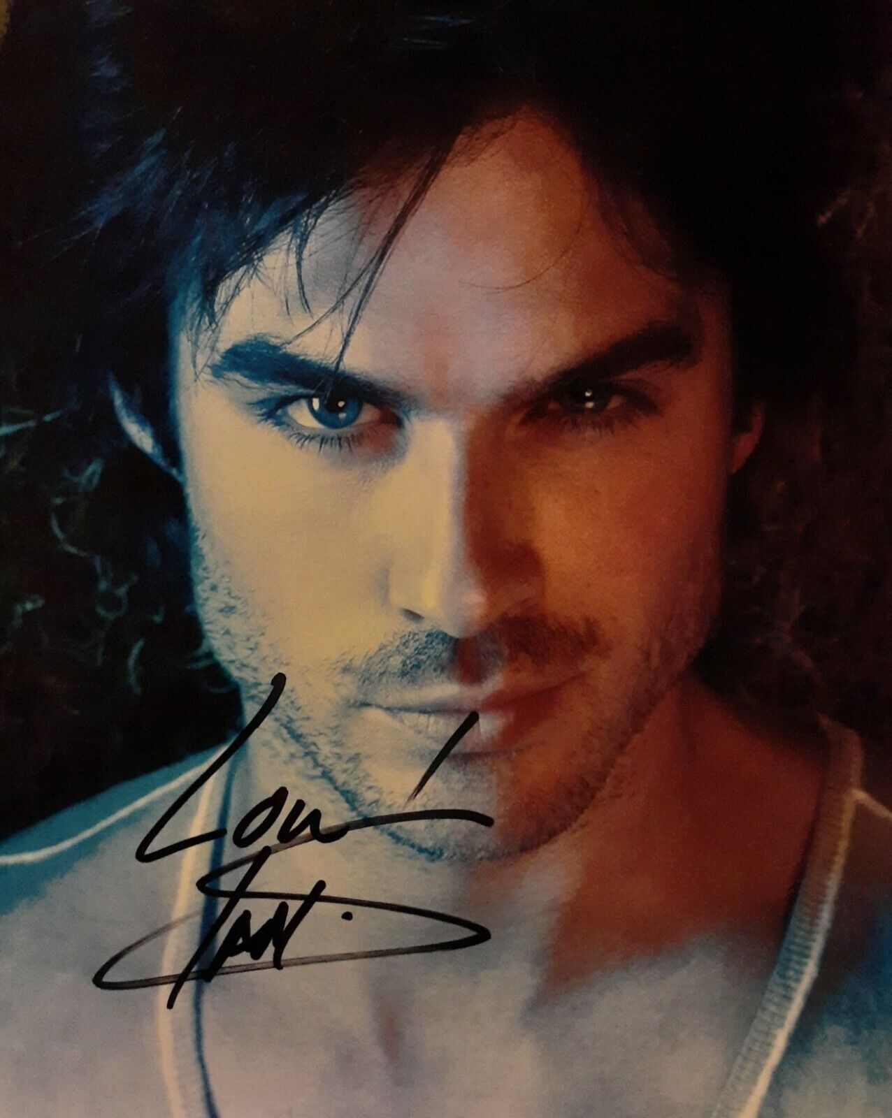 Ian Somerhalder signed 8x10