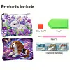2pcs DIY Diamond Art Diamond Dot Card Pack Diamond Painting Coin Pouch (Rabbit)