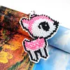 Deer Beaded Counted Cross Stitch Ornament Kit Cross Stitch Bead Keychain 