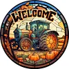 4pcs Diamond Painting -DIY Round Drill Autumn Pumpkin