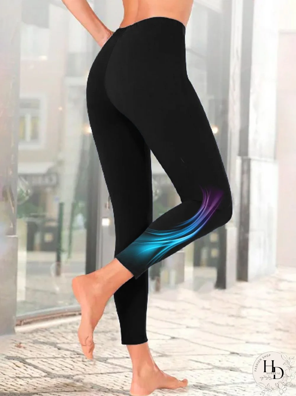 Abstract Sports Leggings