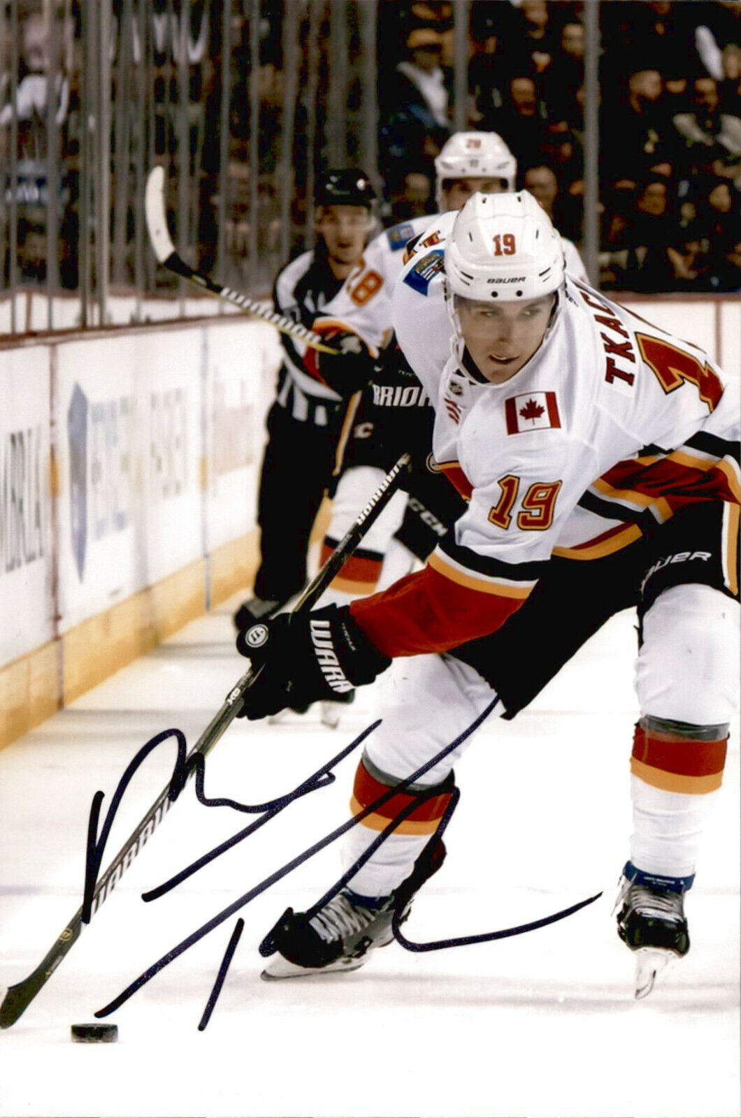 Matthew Matt Tkachuk SIGNED autographed 4x6 Photo Poster painting CALGARY FLAMES #14